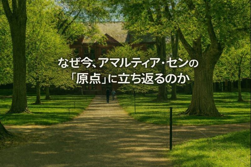 ハーバード大学ハーバードヤードの並木道を歩く学生たちの風景